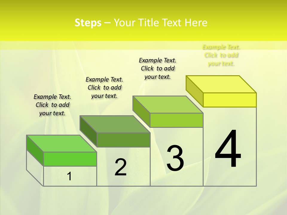 Tranquil Nature Plant PowerPoint Template