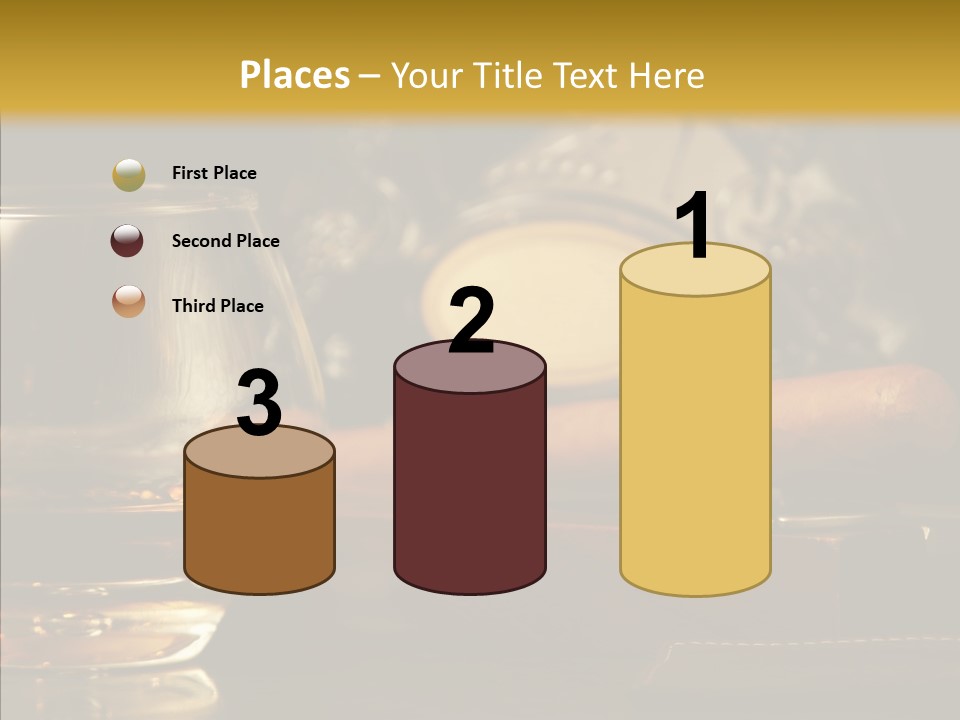 Drink Date Cognac PowerPoint Template