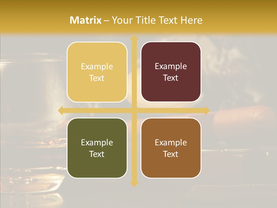 Drink Date Cognac PowerPoint Template