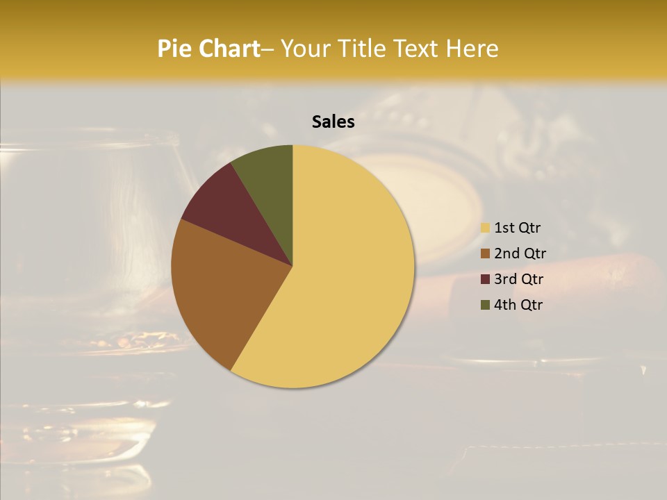 Drink Date Cognac PowerPoint Template