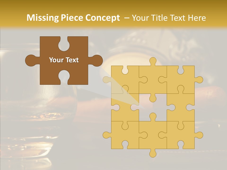 Drink Date Cognac PowerPoint Template