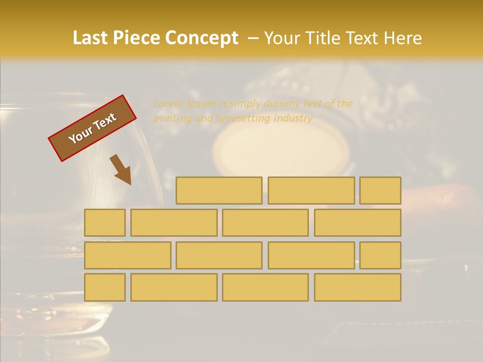 Drink Date Cognac PowerPoint Template