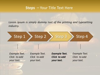 Drink Date Cognac PowerPoint Template