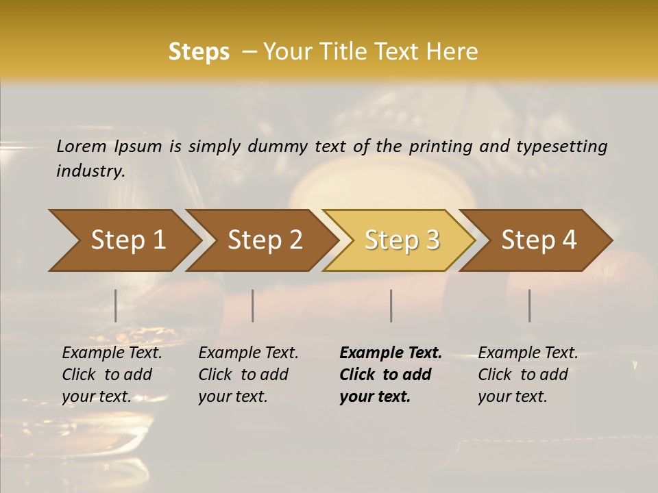 Drink Date Cognac PowerPoint Template