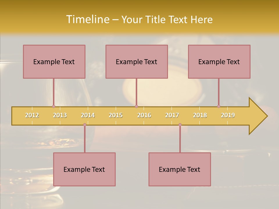 Drink Date Cognac PowerPoint Template