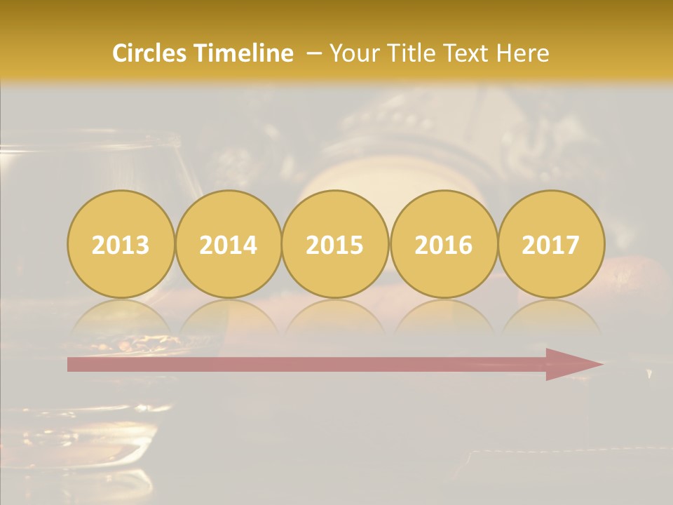 Drink Date Cognac PowerPoint Template