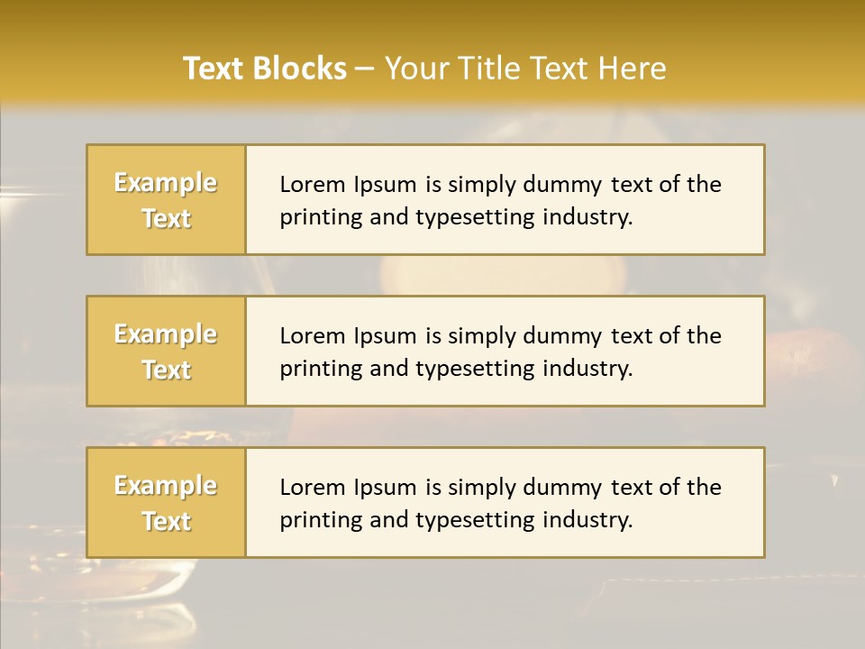 Drink Date Cognac PowerPoint Template