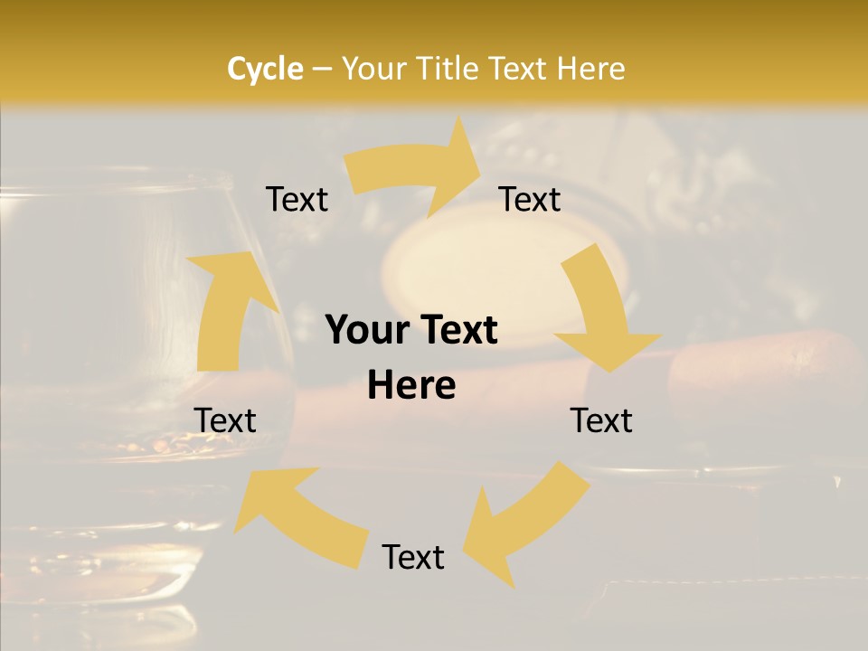 Drink Date Cognac PowerPoint Template