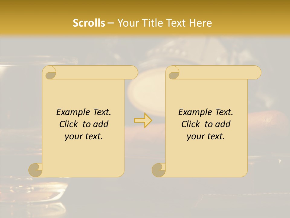 Drink Date Cognac PowerPoint Template