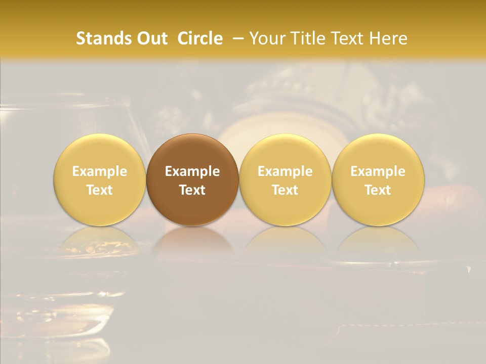 Drink Date Cognac PowerPoint Template