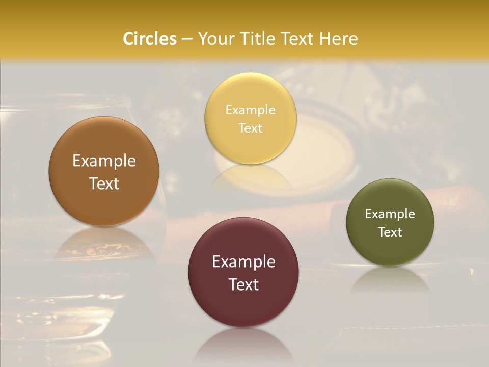 Drink Date Cognac PowerPoint Template