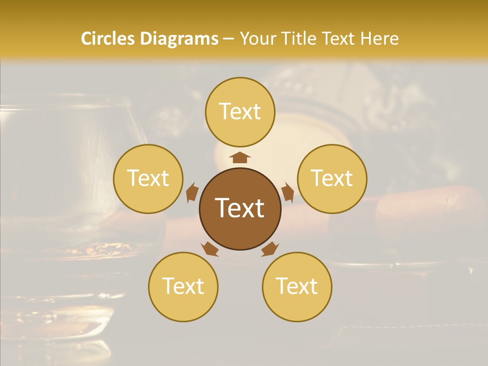 Drink Date Cognac PowerPoint Template