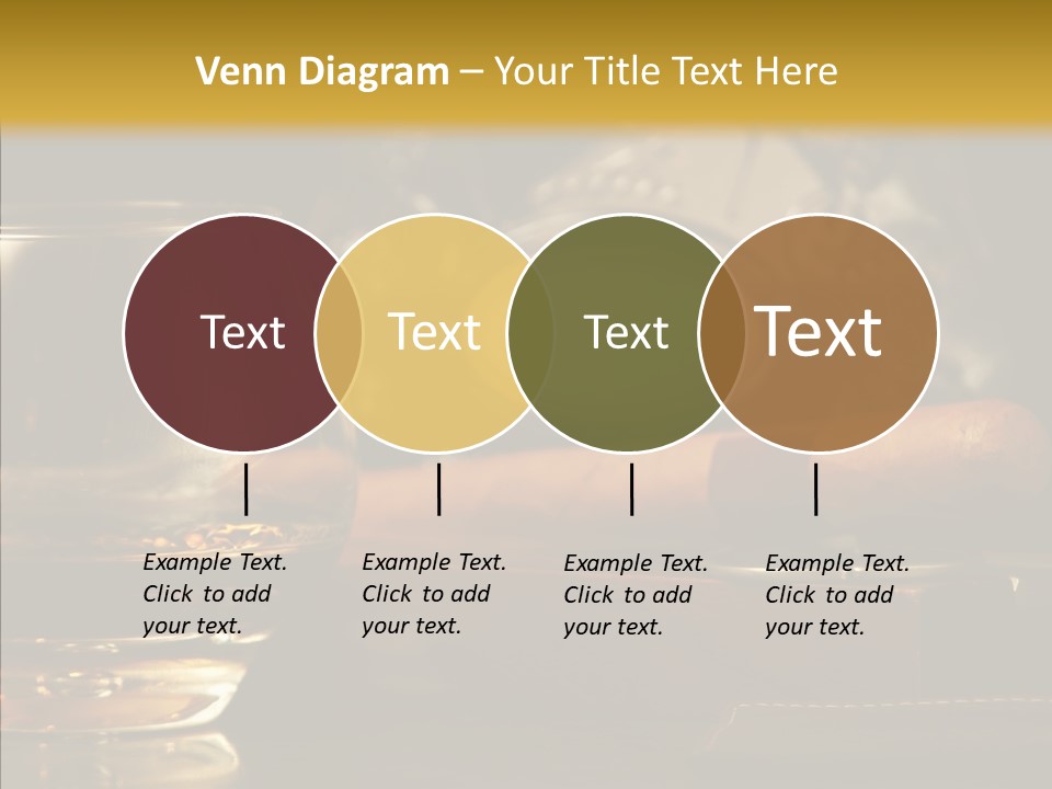 Drink Date Cognac PowerPoint Template