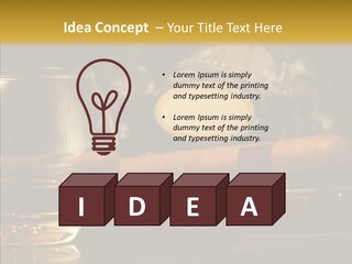 Drink Date Cognac PowerPoint Template