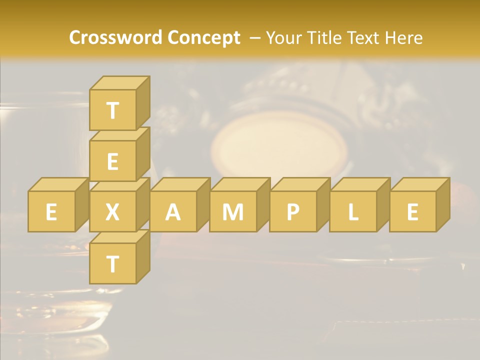 Drink Date Cognac PowerPoint Template