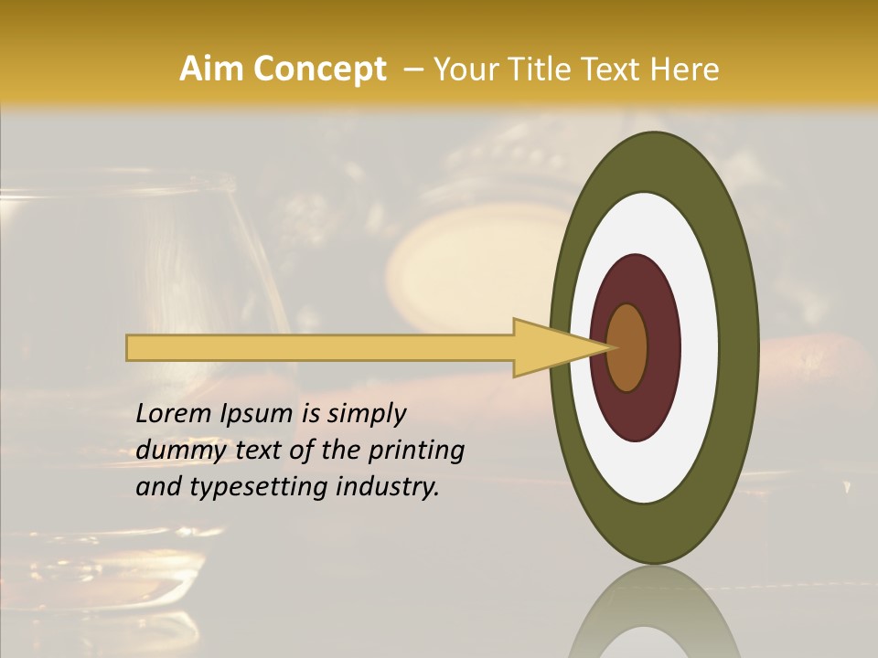 Drink Date Cognac PowerPoint Template