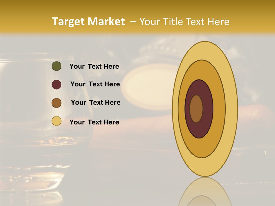 Drink Date Cognac PowerPoint Template