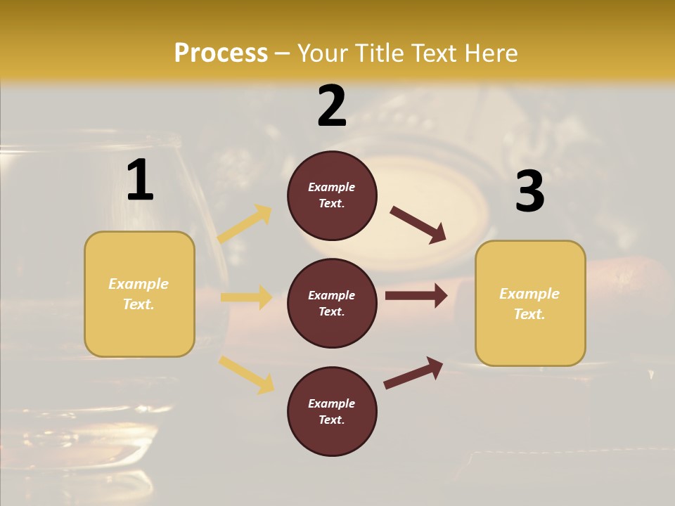 Drink Date Cognac PowerPoint Template