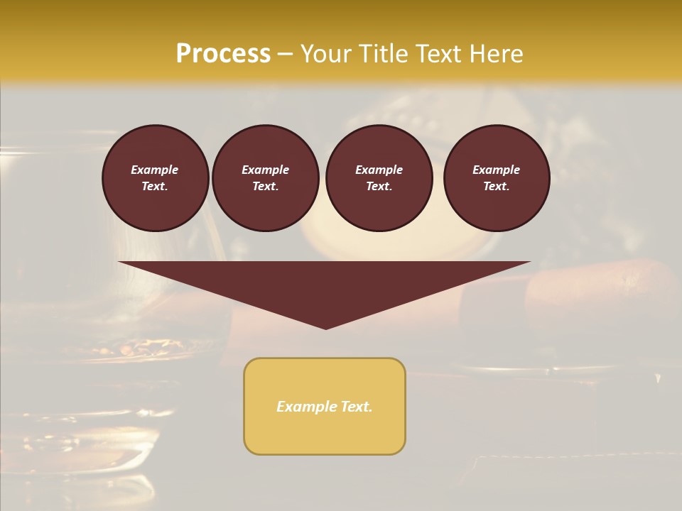 Drink Date Cognac PowerPoint Template