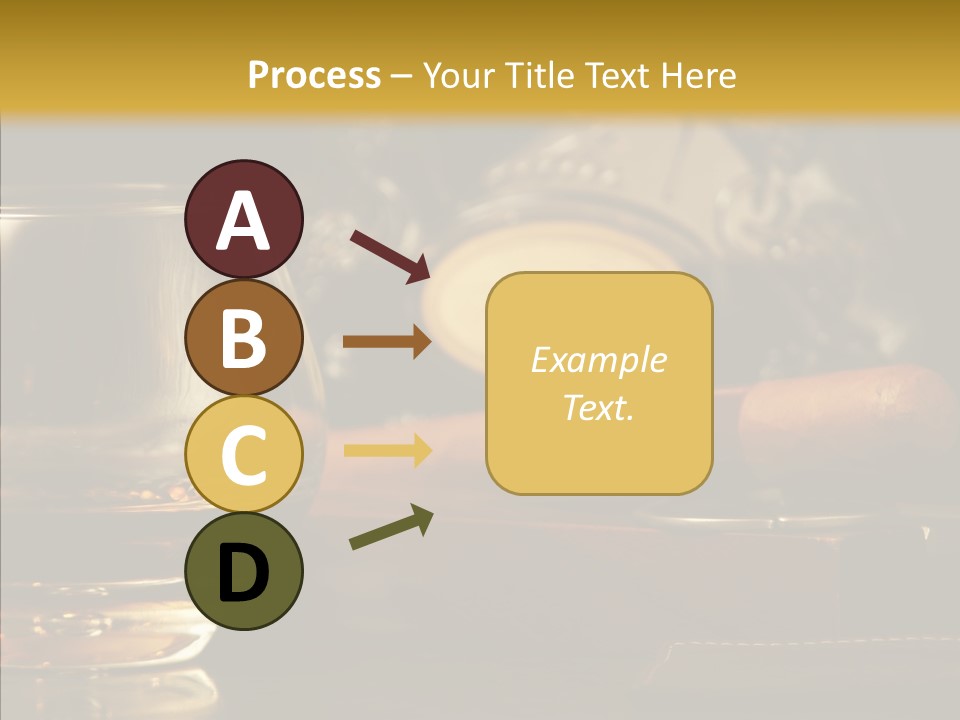 Drink Date Cognac PowerPoint Template