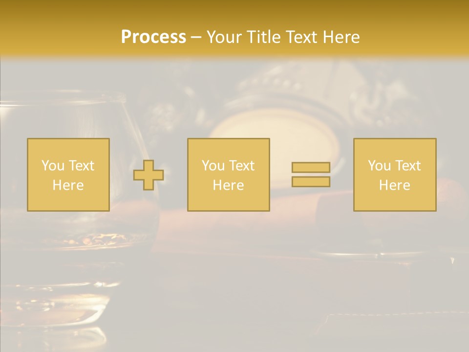 Drink Date Cognac PowerPoint Template