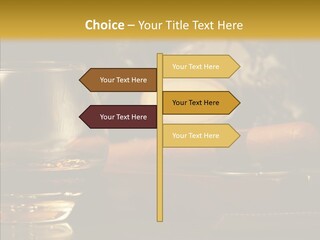 Drink Date Cognac PowerPoint Template