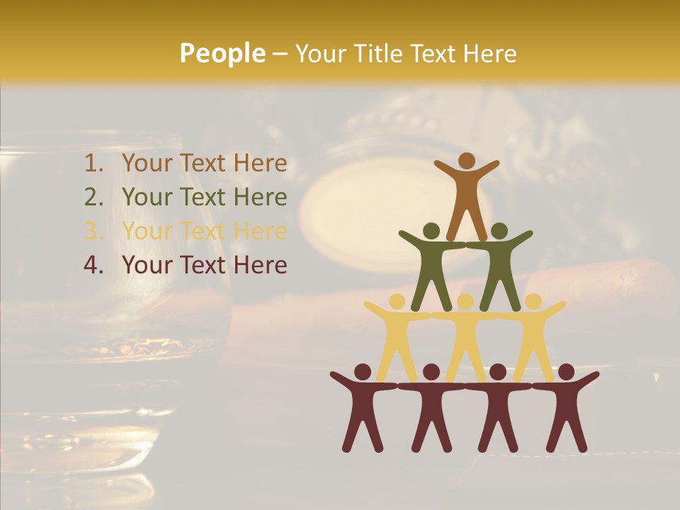 Drink Date Cognac PowerPoint Template