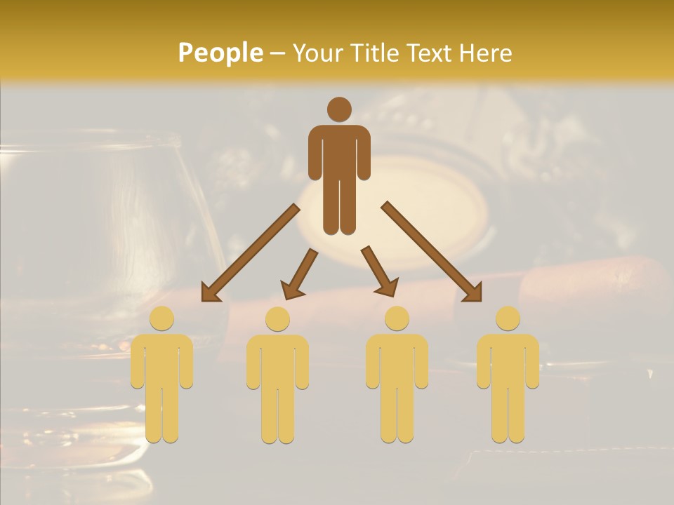 Drink Date Cognac PowerPoint Template