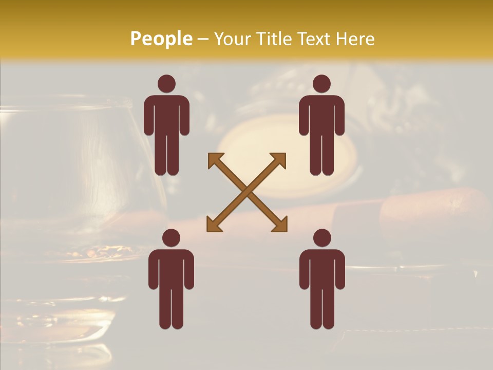 Drink Date Cognac PowerPoint Template