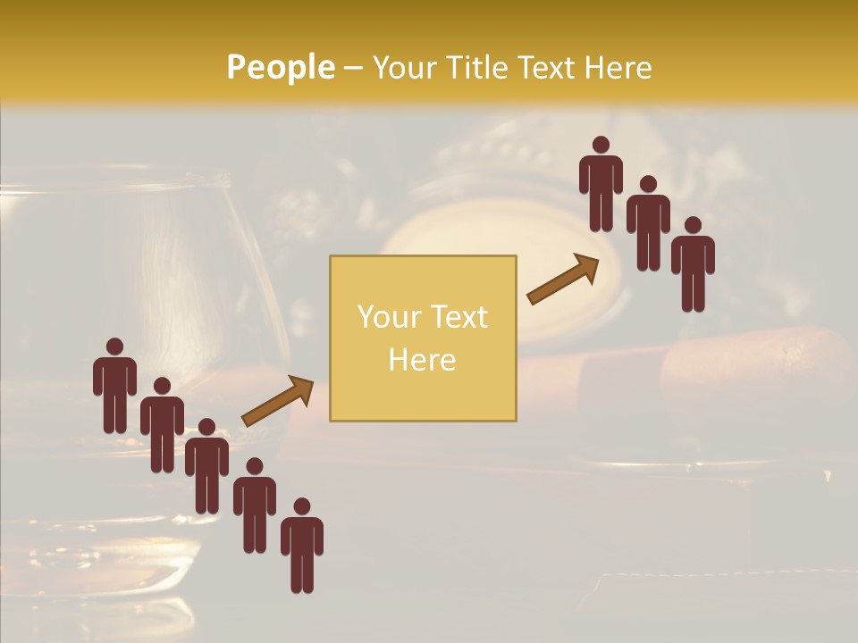 Drink Date Cognac PowerPoint Template