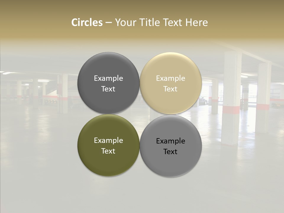 Wide City Shop PowerPoint Template