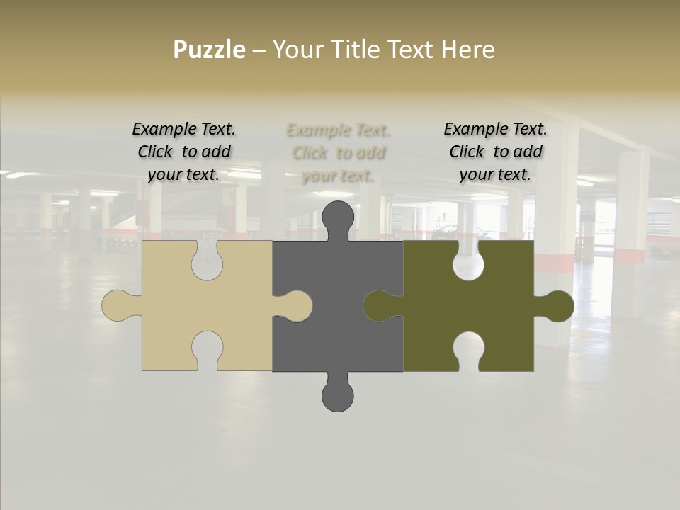 Wide City Shop PowerPoint Template