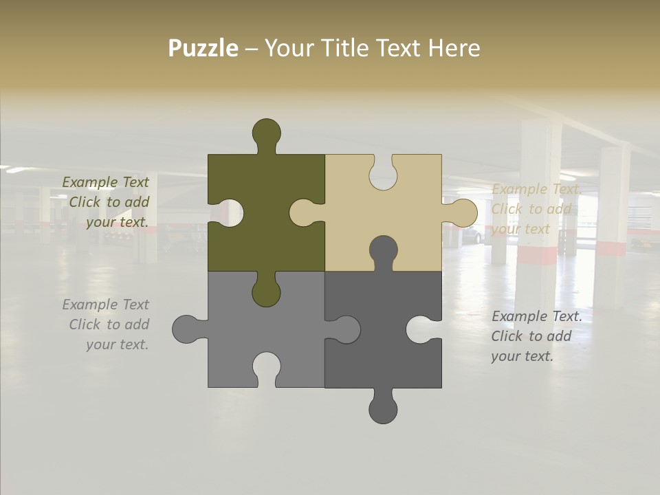 Wide City Shop PowerPoint Template