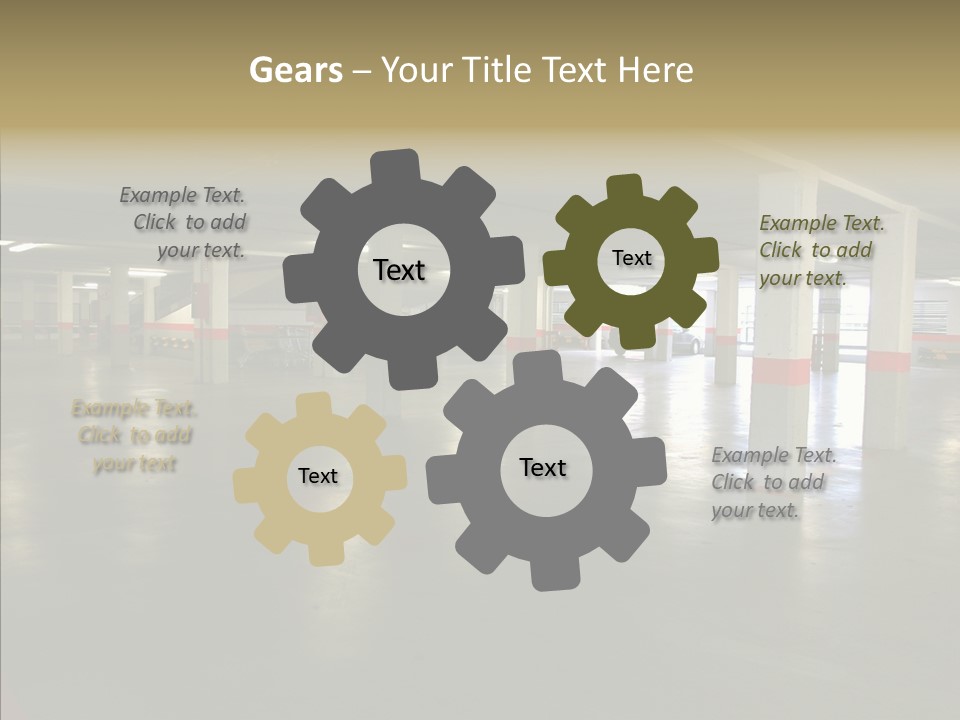 Wide City Shop PowerPoint Template