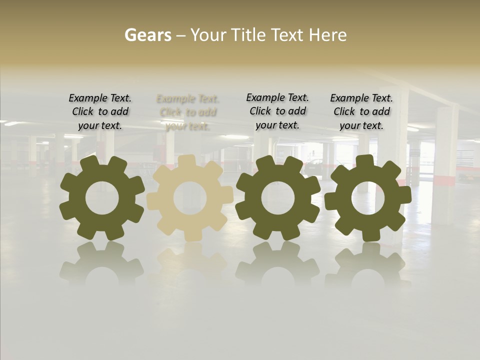 Wide City Shop PowerPoint Template