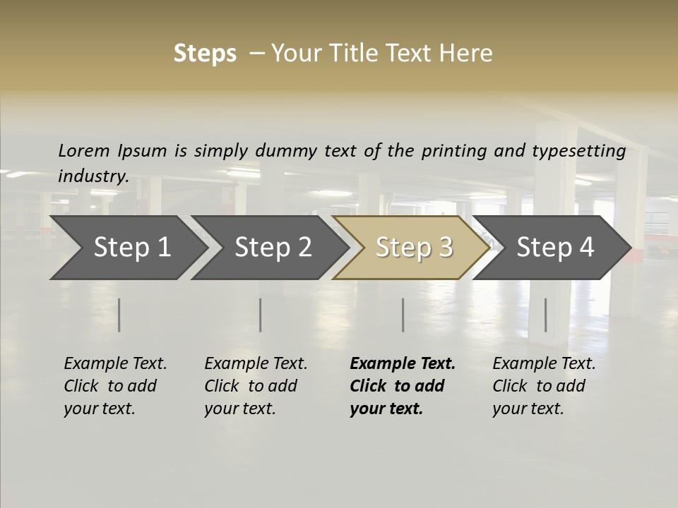Wide City Shop PowerPoint Template