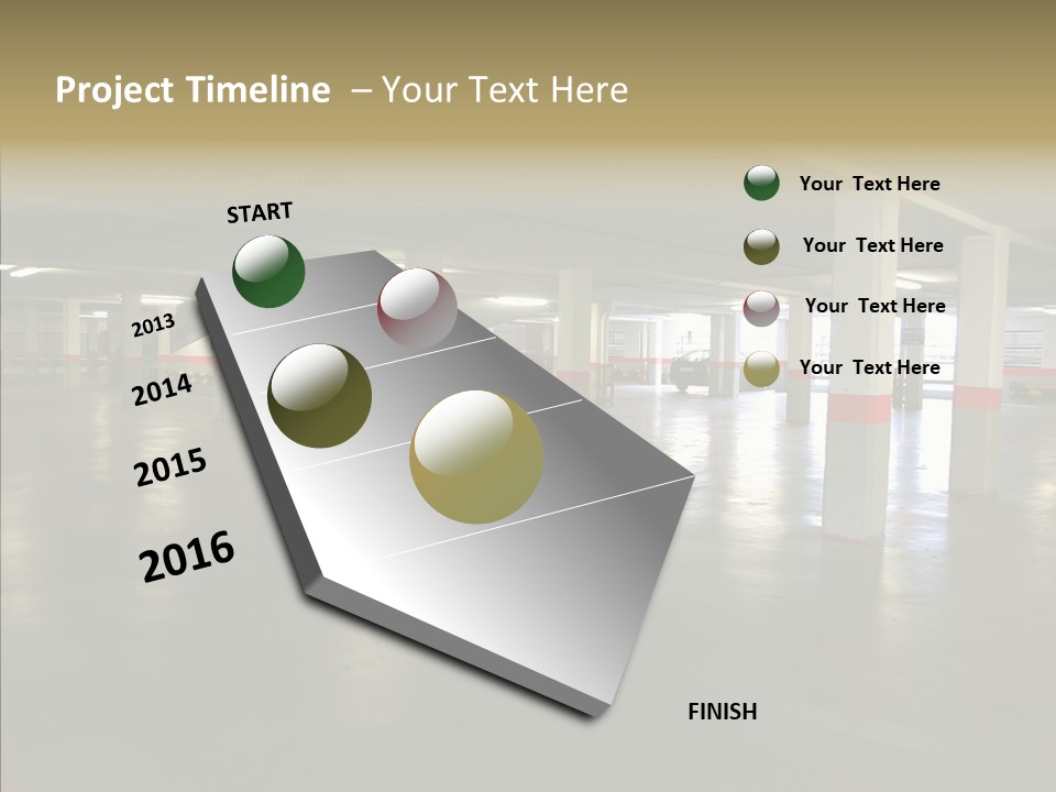 Wide City Shop PowerPoint Template