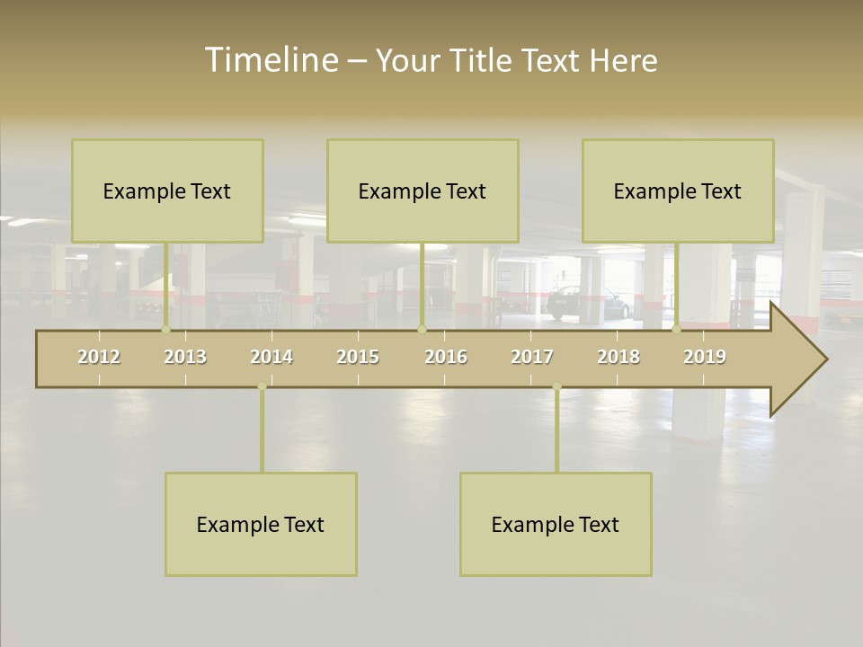 Wide City Shop PowerPoint Template