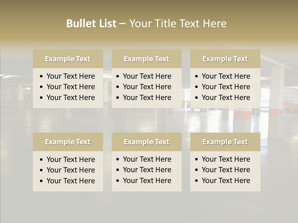 Wide City Shop PowerPoint Template