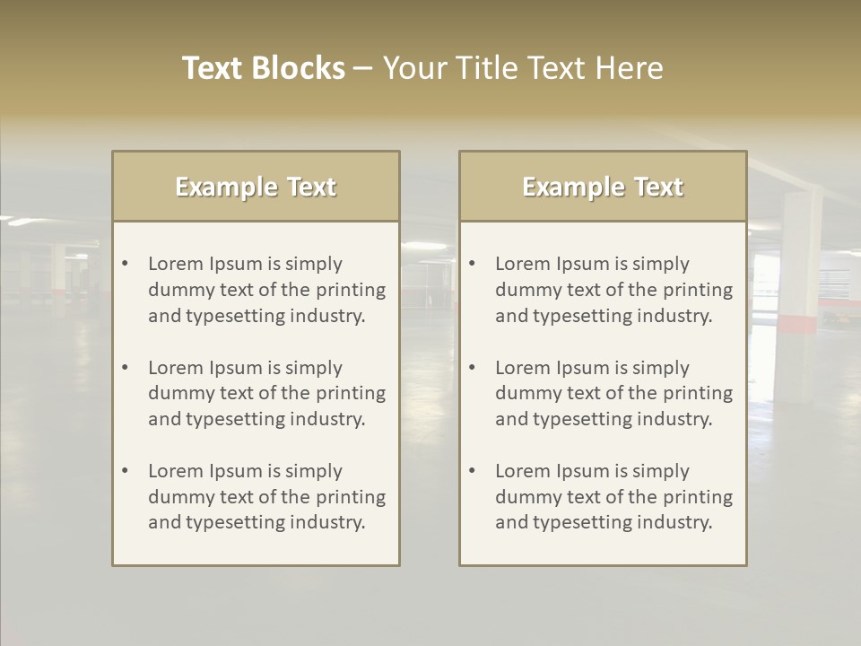 Wide City Shop PowerPoint Template