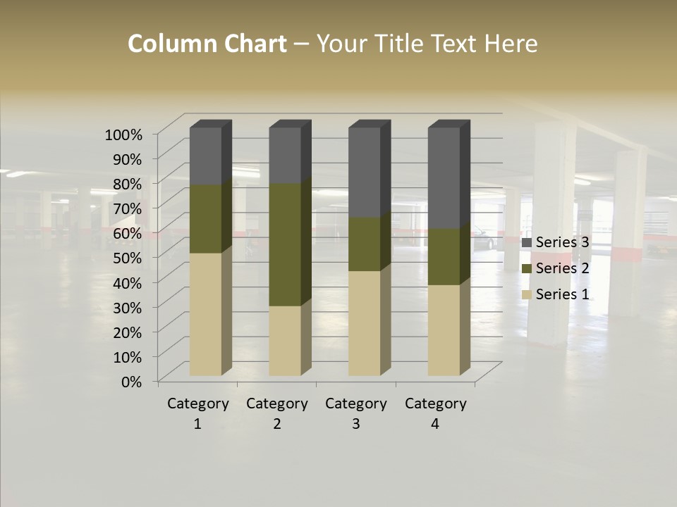 Wide City Shop PowerPoint Template