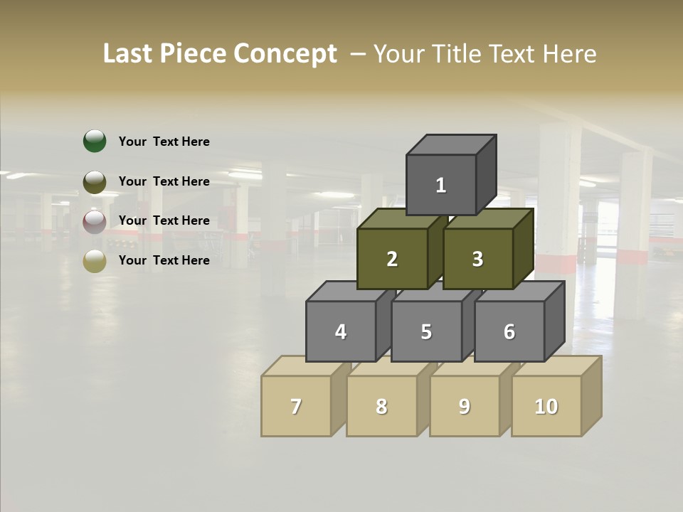 Wide City Shop PowerPoint Template