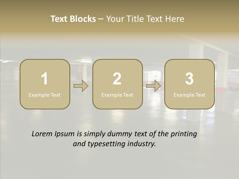 Wide City Shop PowerPoint Template