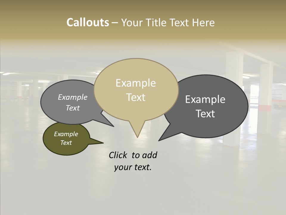 Wide City Shop PowerPoint Template