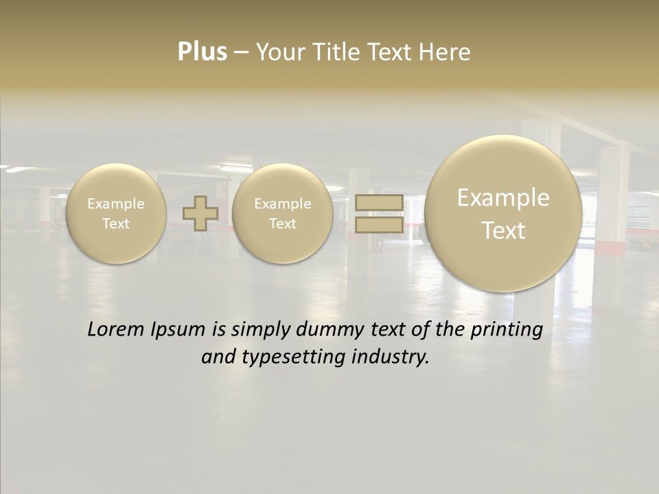 Wide City Shop PowerPoint Template