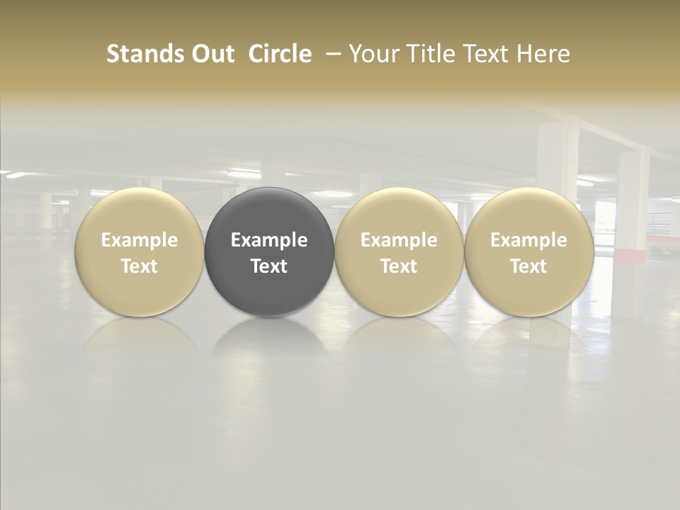 Wide City Shop PowerPoint Template