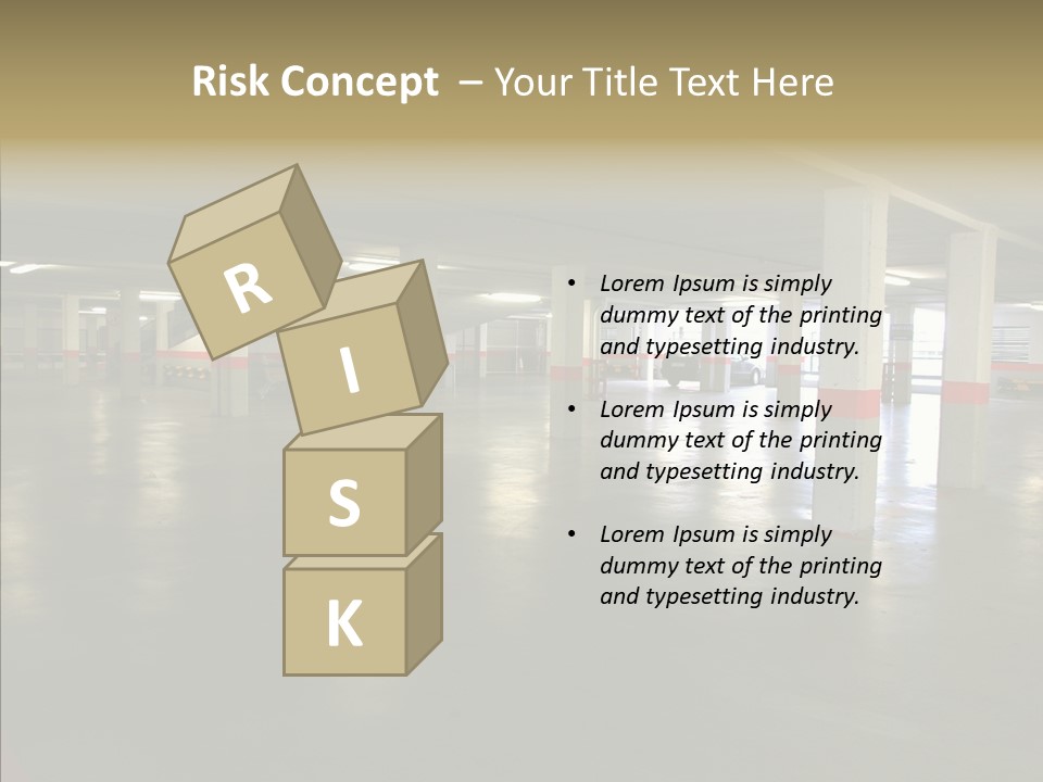 Wide City Shop PowerPoint Template