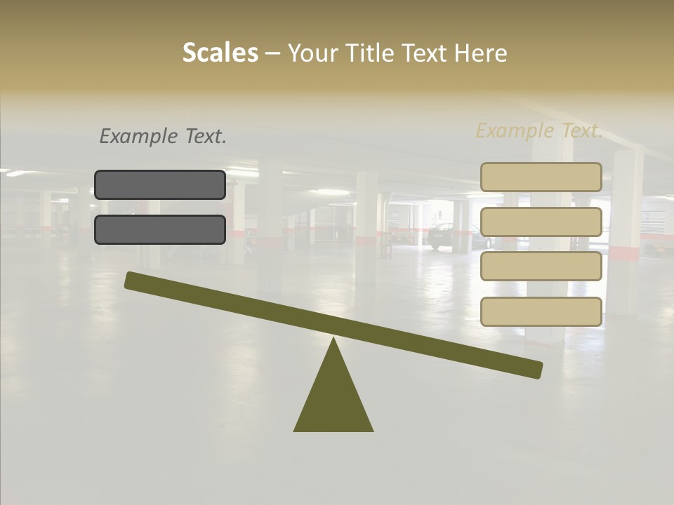 Wide City Shop PowerPoint Template