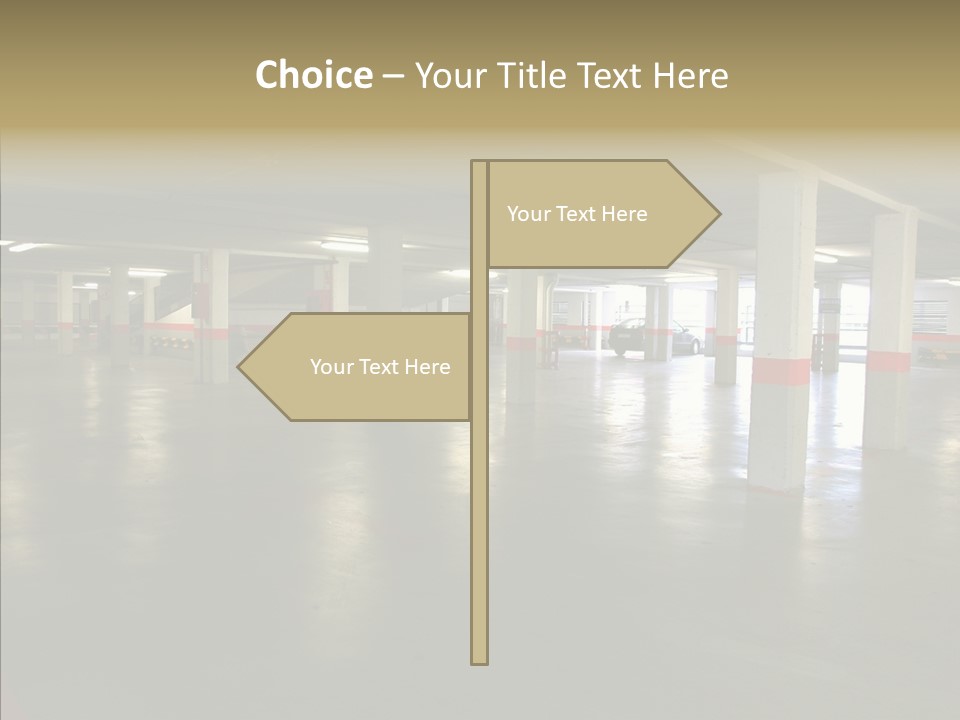 Wide City Shop PowerPoint Template