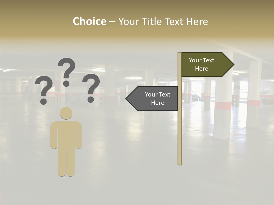 Wide City Shop PowerPoint Template